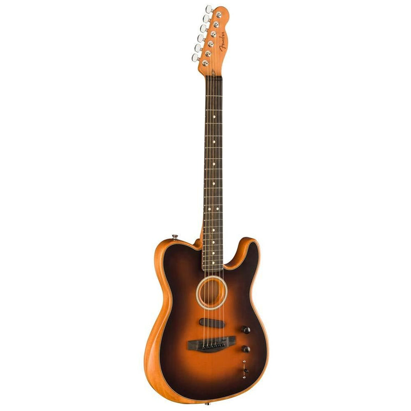 Fender American Acoustasonic Telecaster Acoustic Electric Guitar Sunburst-guitar-Fender- Hermes Music