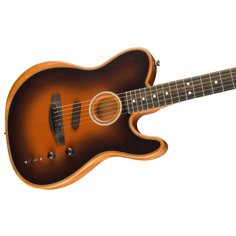 Fender American Acoustasonic Telecaster Acoustic Electric Guitar Sunburst-guitar-Fender- Hermes Music