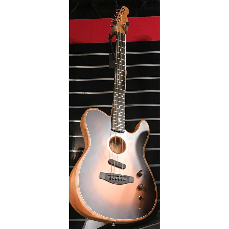 Fender American Acoustasonic Telecaster Acoustic Electric Guitar Sunburst-guitar-Fender- Hermes Music