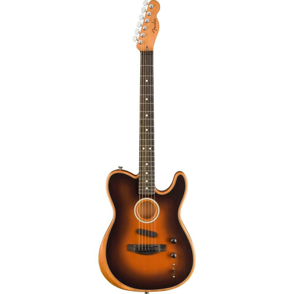 Fender American Acoustasonic Telecaster Acoustic Electric Guitar Sunburst-guitar-Fender- Hermes Music