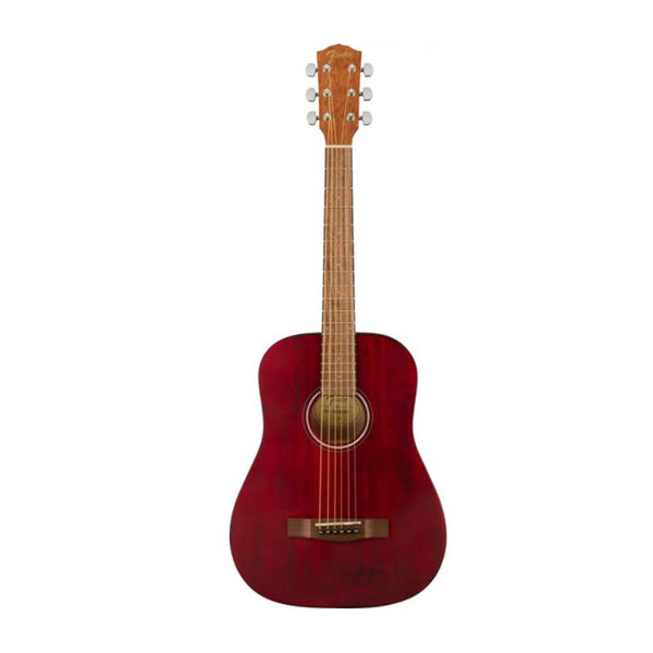 Fender FA-15 3/4 Scale Steel Acoustic Guitar Red-guitar-Fender- Hermes Music