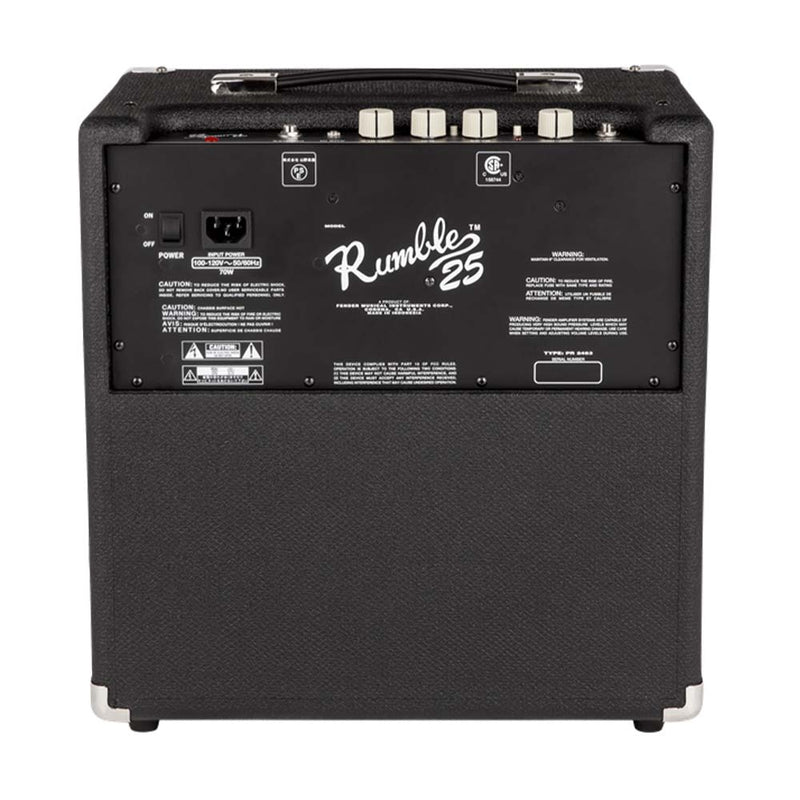 Fender Rumble‚ 25 Bass Combo Amp-amplifier-Fender- Hermes Music