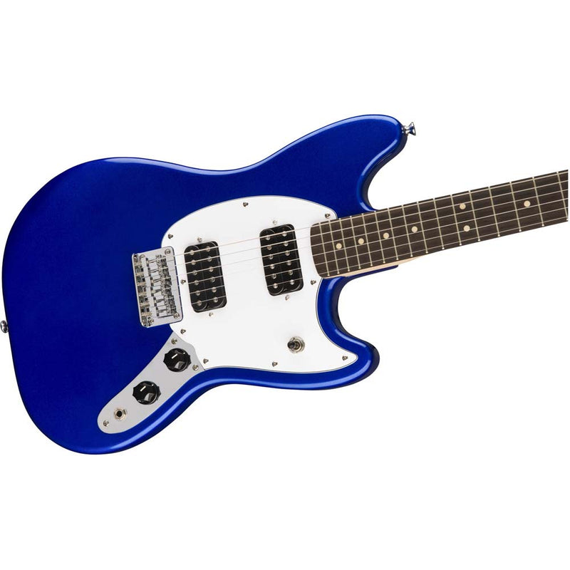 Fender® Squier Bullet Mustang HH Electric Guitar Imperial Blue-guitar-Fender- Hermes Music