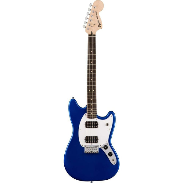 Fender® Squier Bullet Mustang HH Electric Guitar Imperial Blue-guitar-Fender- Hermes Music