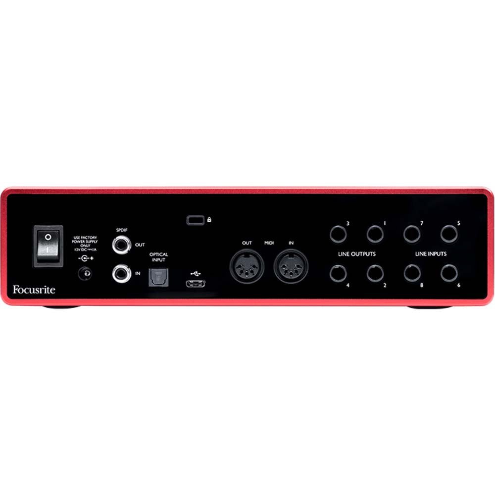 Focusrite Scarlett 18i8 18x8 USB Audio/MIDI Interface (3rd Generation)