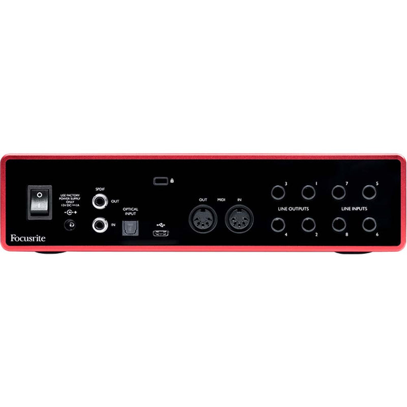 Focusrite Scarlett 18i8 18x8 USB Audio/MIDI Interface (3rd Generation)-interface-Focusrite- Hermes Music