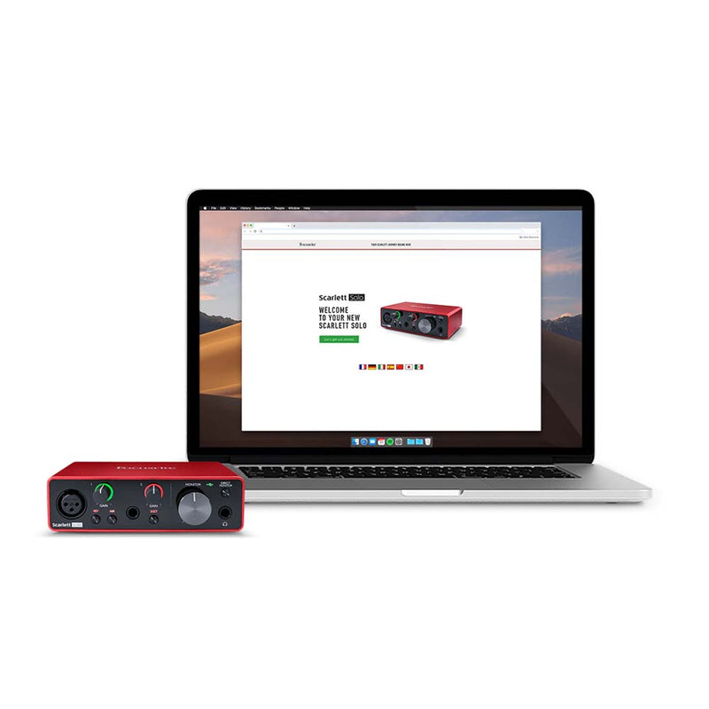 Focusrite Scarlett Solo 3rd Gen USB Audio Interface-interface-Focusrite- Hermes Music