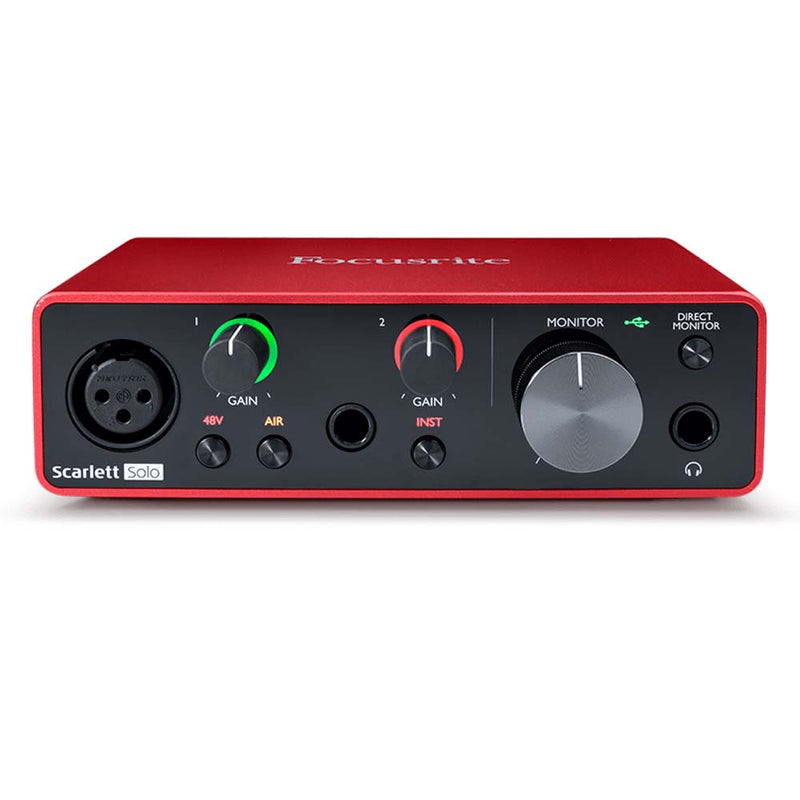 Focusrite Scarlett Solo 3rd Gen USB Audio Interface-interface-Focusrite- Hermes Music