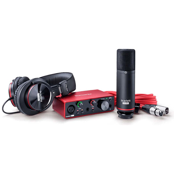 Focusrite Scarlett Solo Studio Pack with Microphone and Headphones-Home Studio-Focusrite- Hermes Music