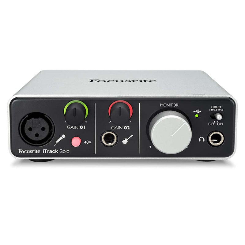 Focusrite iTrack Solo iOS Audio Interface with Lightning Connector-interface-Focusrite- Hermes Music