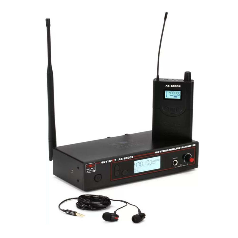 Galaxy Audio AS-1200P4 Wireless In-Ear Personal Monitor System P4 Band-wireless system-Galaxy Audio- Hermes Music