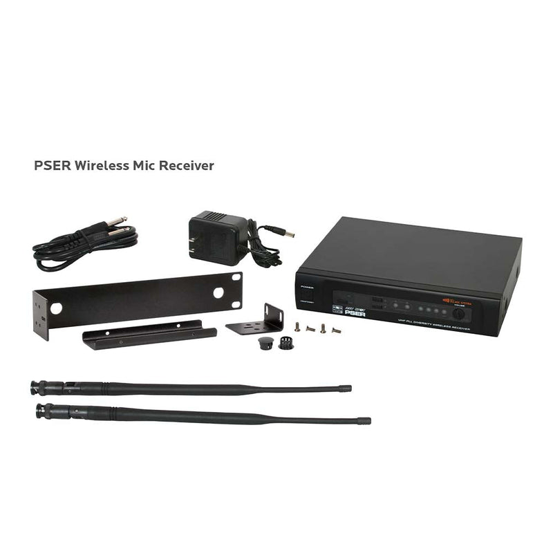 Galaxy PSE Economical 16 Ch L Rackable Wireless Mic System-wireless system-Galaxy Audio- Hermes Music