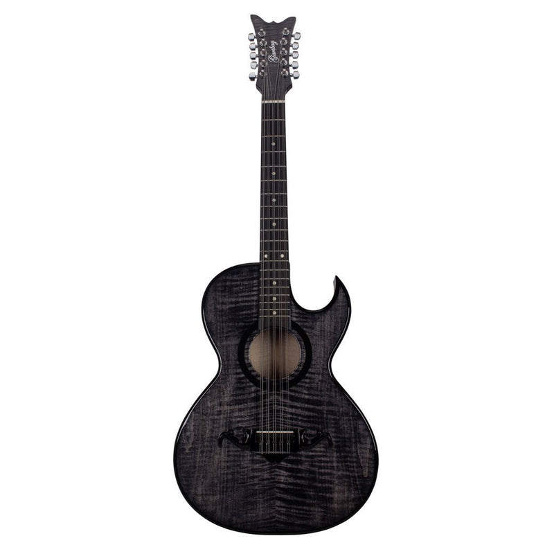 Garibay Bajo Quinto Maple - Dark Gray with Hard Case-bajo quinto-Garibay- Hermes Music