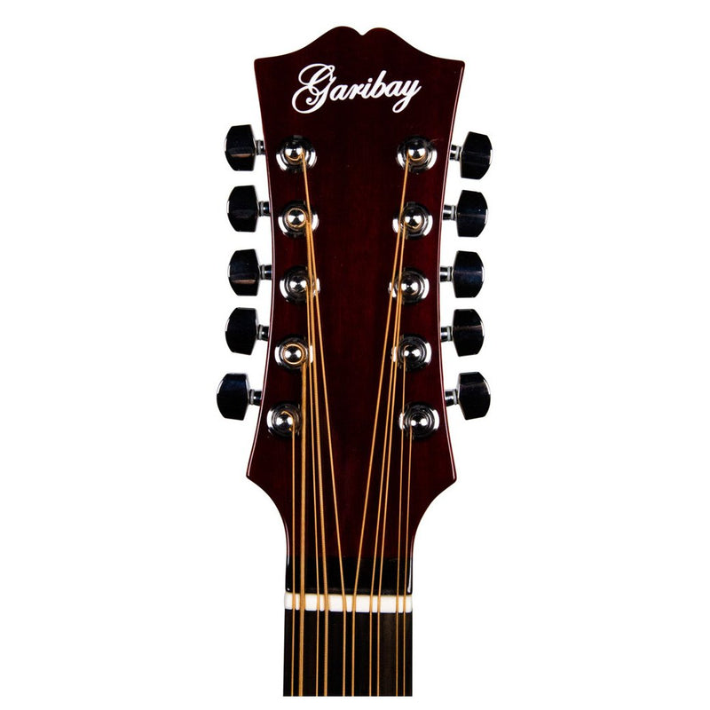 Garibay Bajo Quinto Natural with Hard Case-bajo quinto-Garibay- Hermes Music