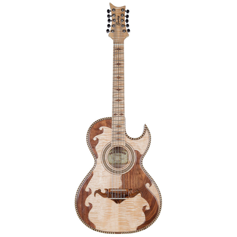 Garibay Maple Bajo Quinto Maple Natural Walnut-bajo quinto-Garibay- Hermes Music