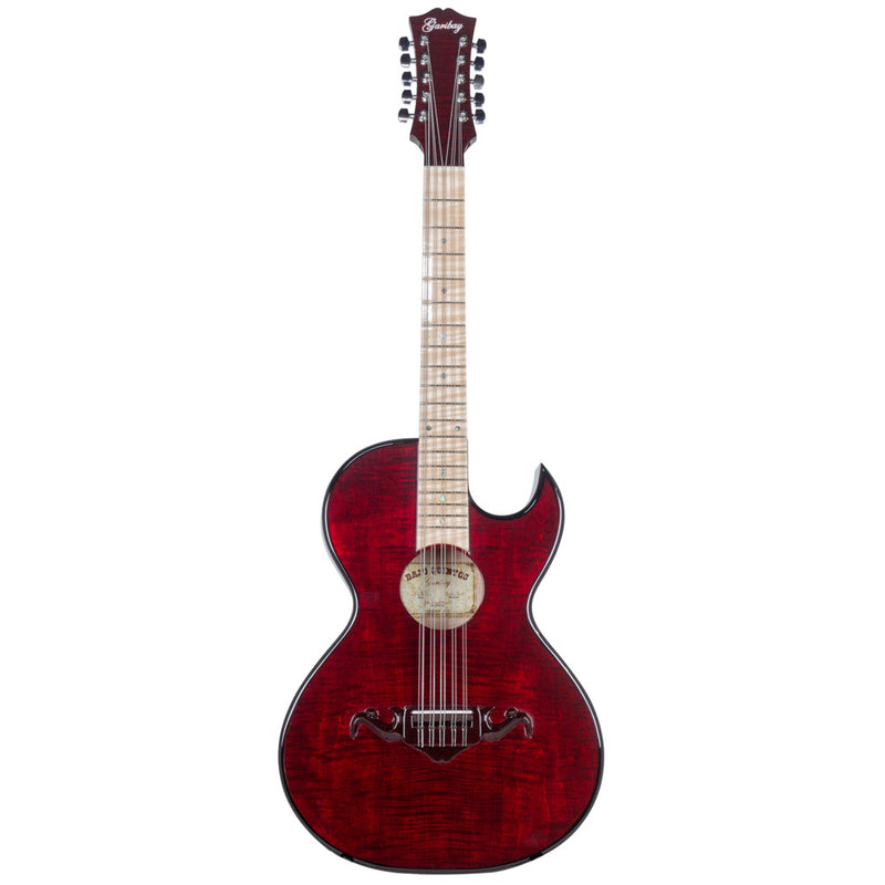 Garibay Maple Bajo Quinto Maple Red Wine-bajo quinto-Garibay- Hermes Music