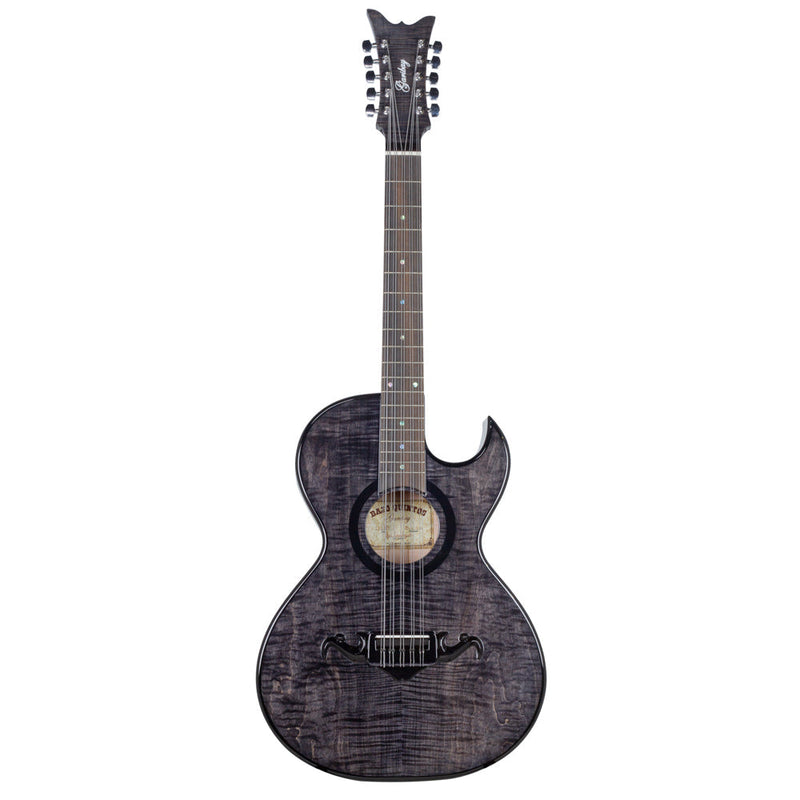 Garibay Maple Bajo Quinto Maple Wood Black with Case-bajo quinto-Garibay- Hermes Music