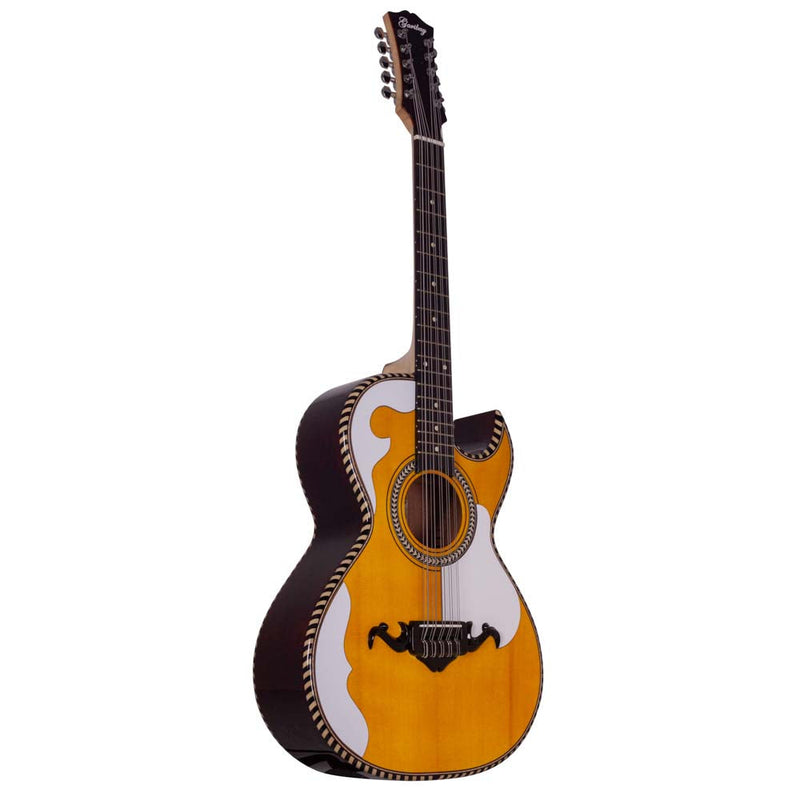 Garibay Sapele Bajo Quinto with Case and Accessories-bajo quinto-Garibay- Hermes Music