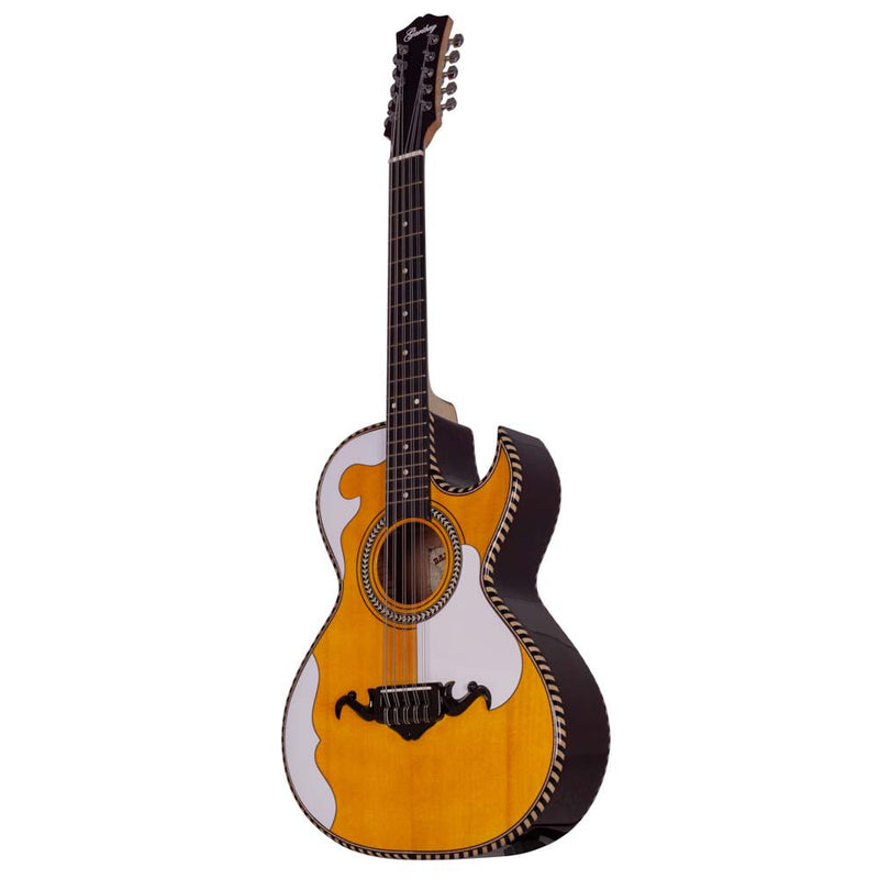 Garibay Sapele Bajo Quinto with Case and Accessories-bajo quinto-Garibay- Hermes Music