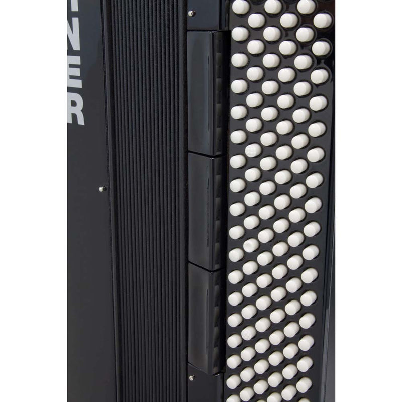 Hohner Bravo III Key Accordion with 120 Bass Buttons - Black-accordion-Hohner- Hermes Music