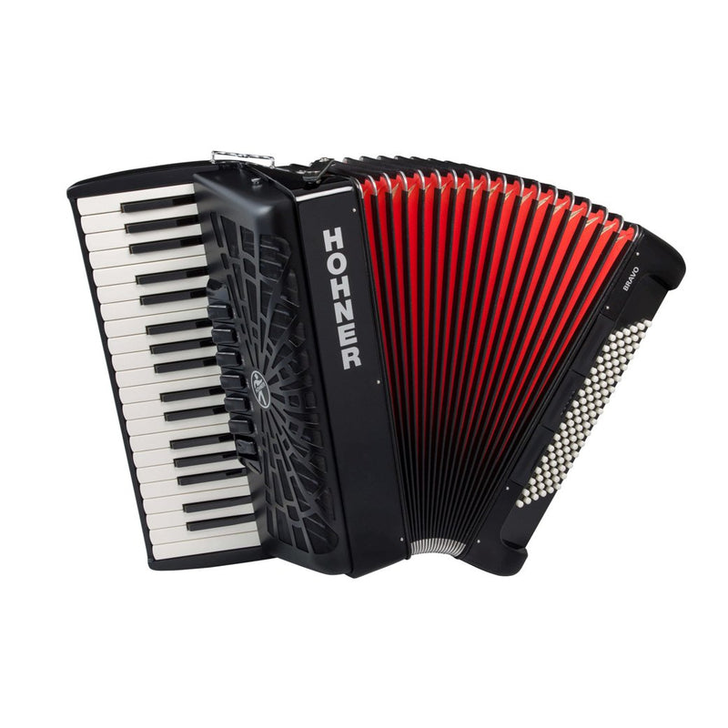 Hohner Bravo III Key Accordion with 96 Bass Buttons-accordion-Hohner- Hermes Music
