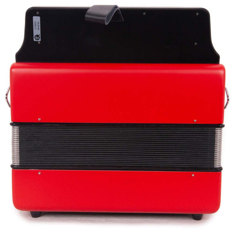 Hohner Compadre EAD Red with Matte Gray Grill-accordion-Hohner- Hermes Music