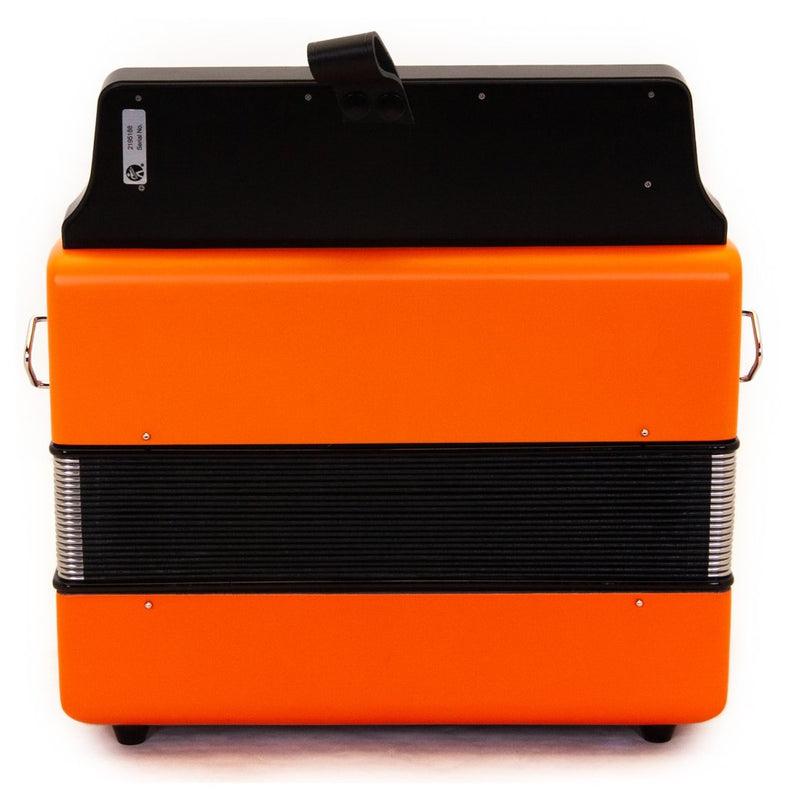 Hohner Compadre GCF Orange with Gray Grill and Cantabella Straps Bundle-accordion-Hohner- Hermes Music