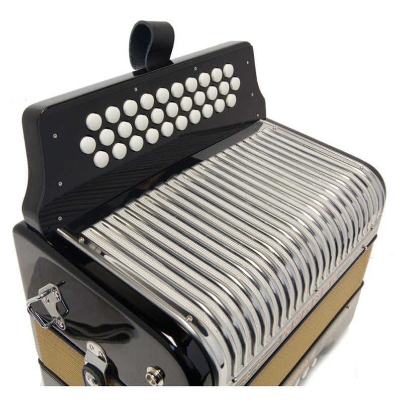Hohner Corona II Classic Black FBE-accordion-Hohner- Hermes Music