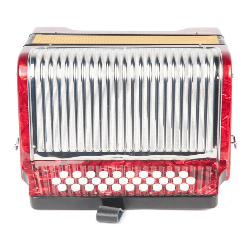 Hohner Corona II Classic Red FBE-accordion-Hohner- Hermes Music