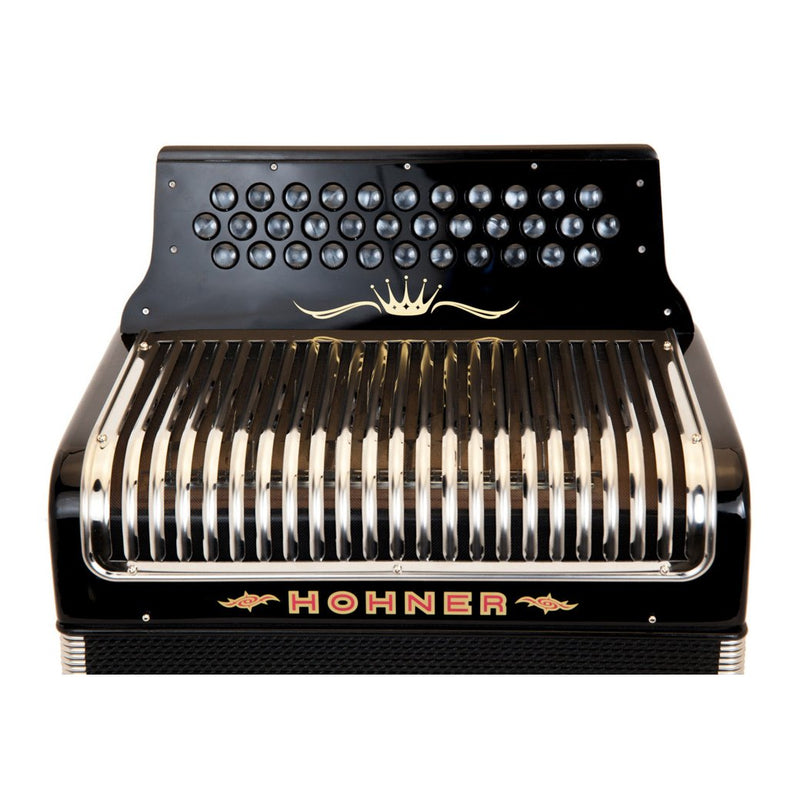 Hohner Corona II Xtreme EAD Black-accordion-Hohner- Hermes Music