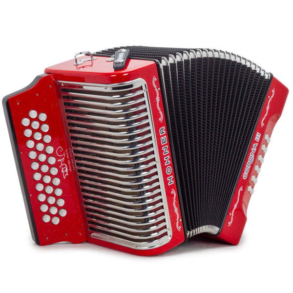 Hohner Corona III BbEbAb Emiliano Zuleta Signature Series-accordion-Hohner- Hermes Music