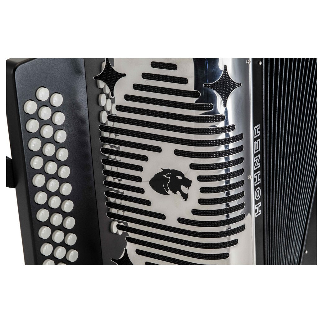 Hohner Acordeón Panther Sin Registros SOL Negro