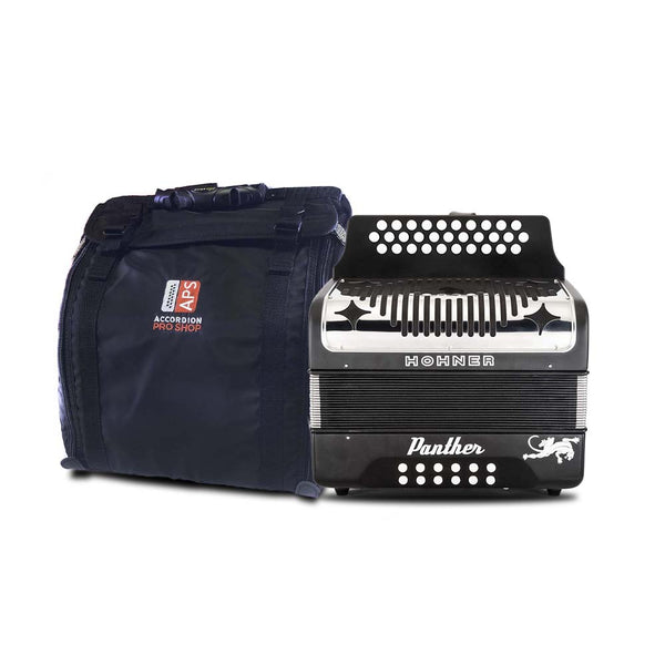 Hohner Panther GCF plus APS Gig Bag-accordion-Hermes Music- Hermes Music