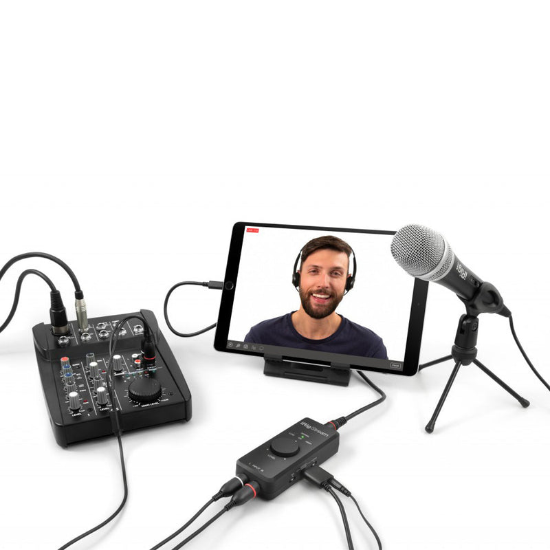 IK Multimedia iRig Stream 2-Audio Channels Interface for iOS, Android, Mac, and PC-interface-IK Multimedia- Hermes Music