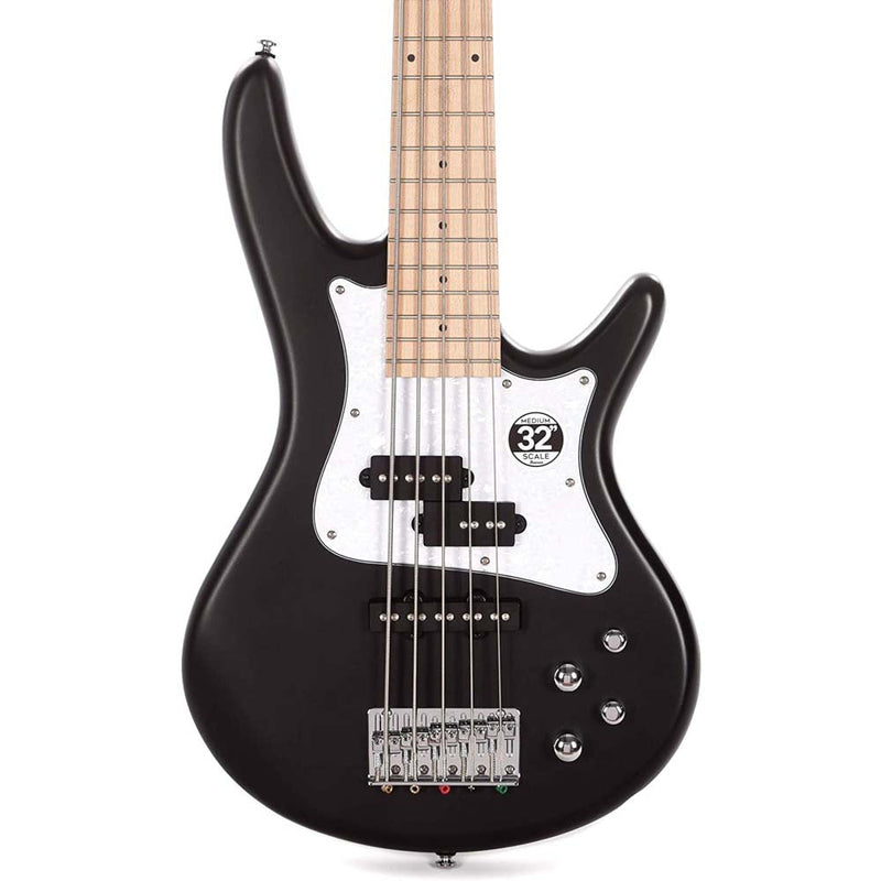 Ibanez SRMD205 BKF SR Mezzo Bass Guitar - Black Flat-bass-Ibanez- Hermes Music