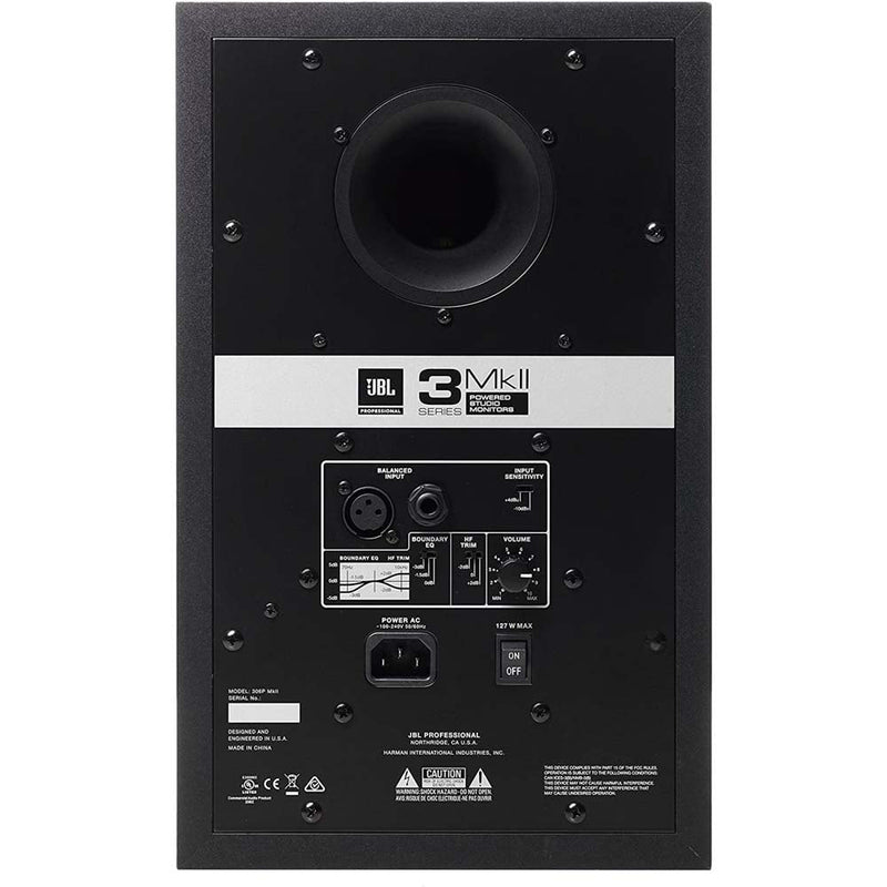 JBL 306P MkII - Powered 6.5" Two-Way Studio Monitor-Home Studio-JBL- Hermes Music