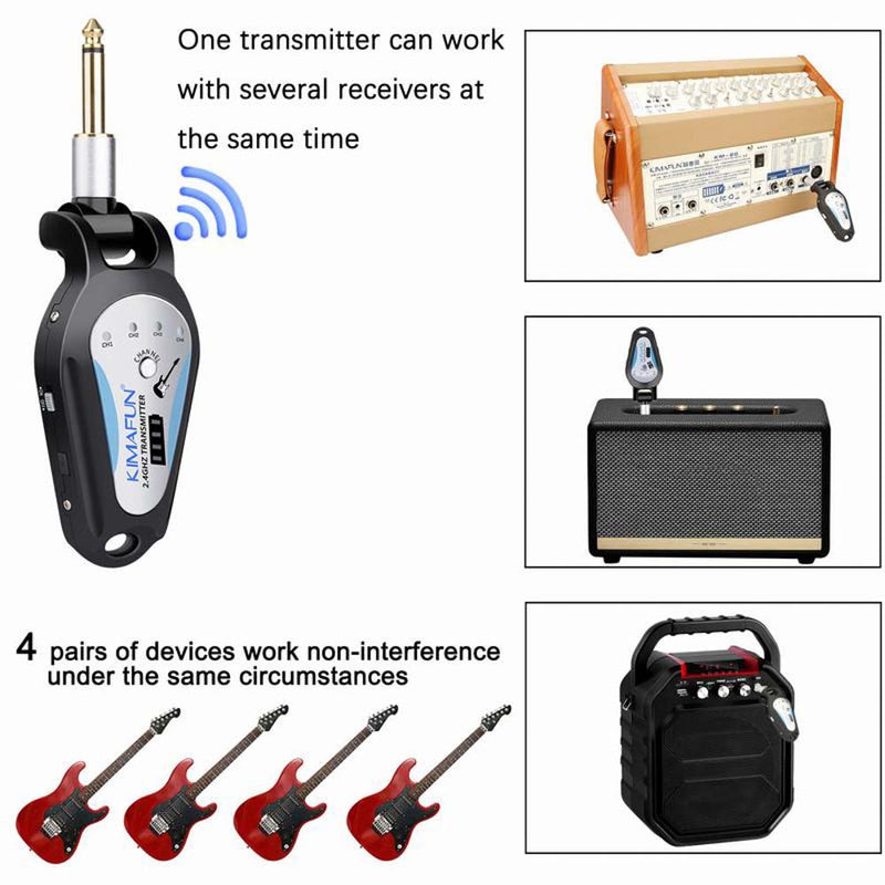 Kimafun KM-G207 Wireless Instrument System-wireless-Kimafun- Hermes Music