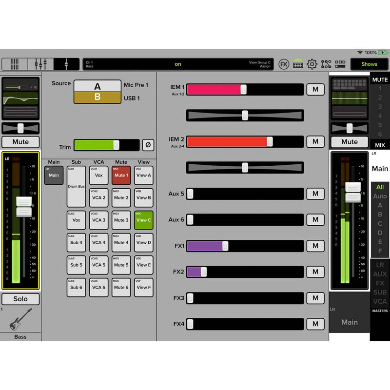 Mackie DL32S 32-Channel Wireless Digital Live Sound Mixer with Built-In Wi-Fi-mixer-Mackie- Hermes Music