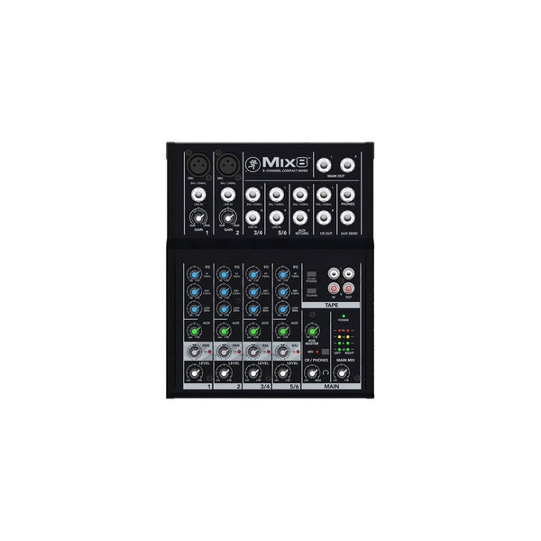 Mackie Mix8 8-Channel Compact Mixer-mixer-Mackie- Hermes Music