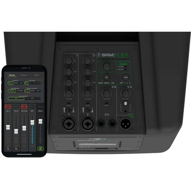 Mackie SRM-FLEX Portable 1300W Column PA System with Bluetooth-speaker-Mackie- Hermes Music