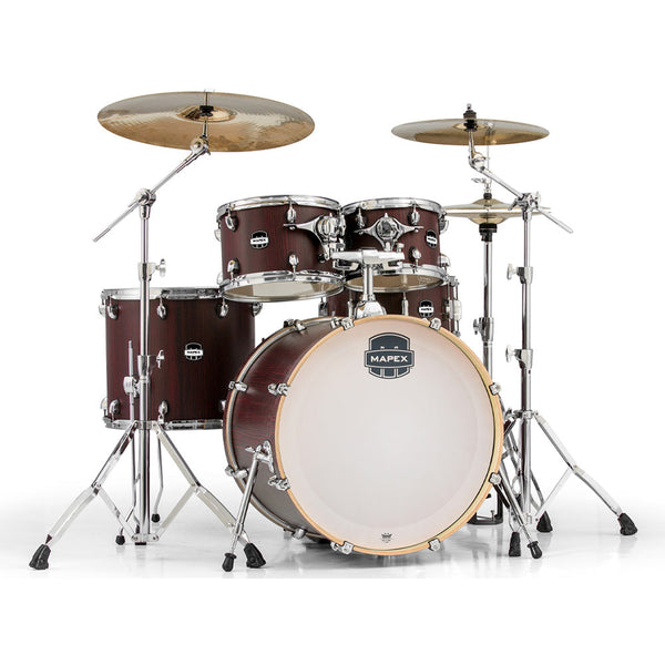 Mapex Mars Series 5 Piece Rock Shell Pack Bloodwood-drumset-Mapex- Hermes Music