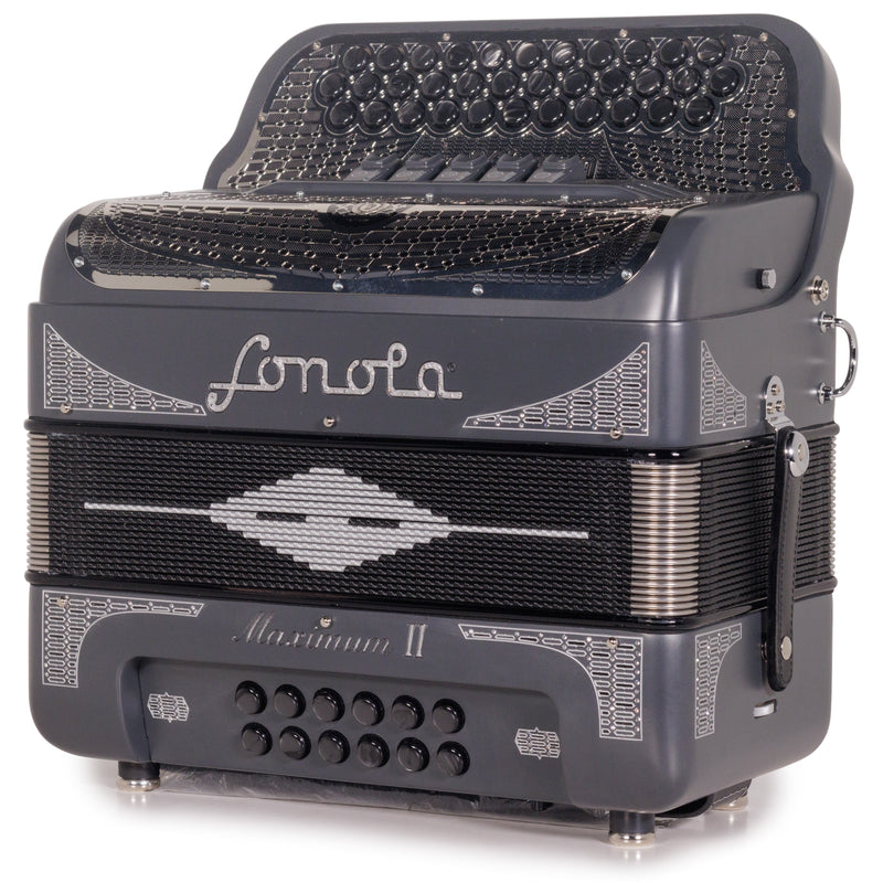 Sonola Maximum II Acordeon 5 Registros EAD Matte Gris con Plata