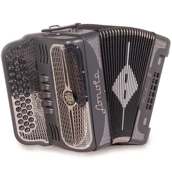 Sonola Maximum II Acordeon 5 Registros EAD Matte Gris con Plata