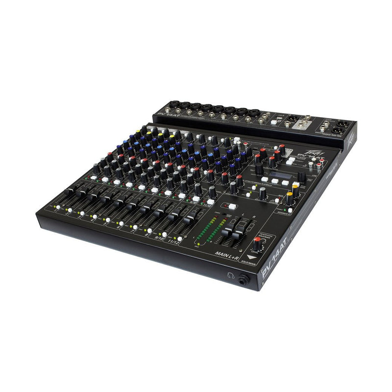 Peavey PV14AT 14-Channel Mixer with Bluetooth and Antares Auto-Tune-mixer-Peavey- Hermes Music