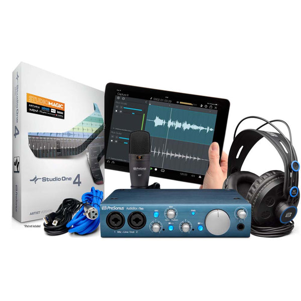 Presonus AudioBox iTwo Studio: Complete Mobile Hardware/Software Recording Kit-Home Studio-Presonus- Hermes Music