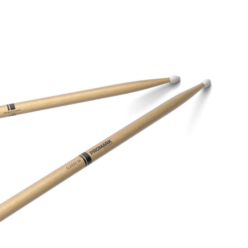Promark TX5AN American Hickory Nylon Tip Drumsticks-accessories-Daddario- Hermes Music
