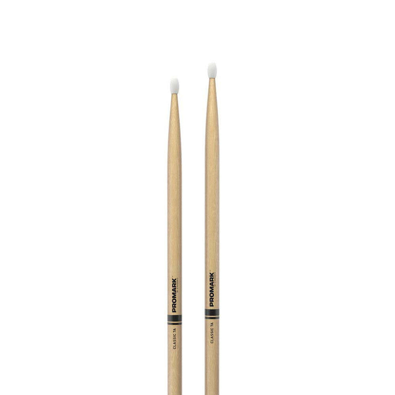 Promark TX7AN American Hickory Nylon Tip Drumsticks-accessories-Daddario- Hermes Music