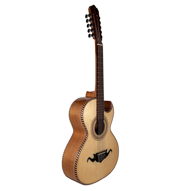 Santa Cecilia Bajo Quinto Cedar Wood-bajo quinto-Santa Cecilia- Hermes Music