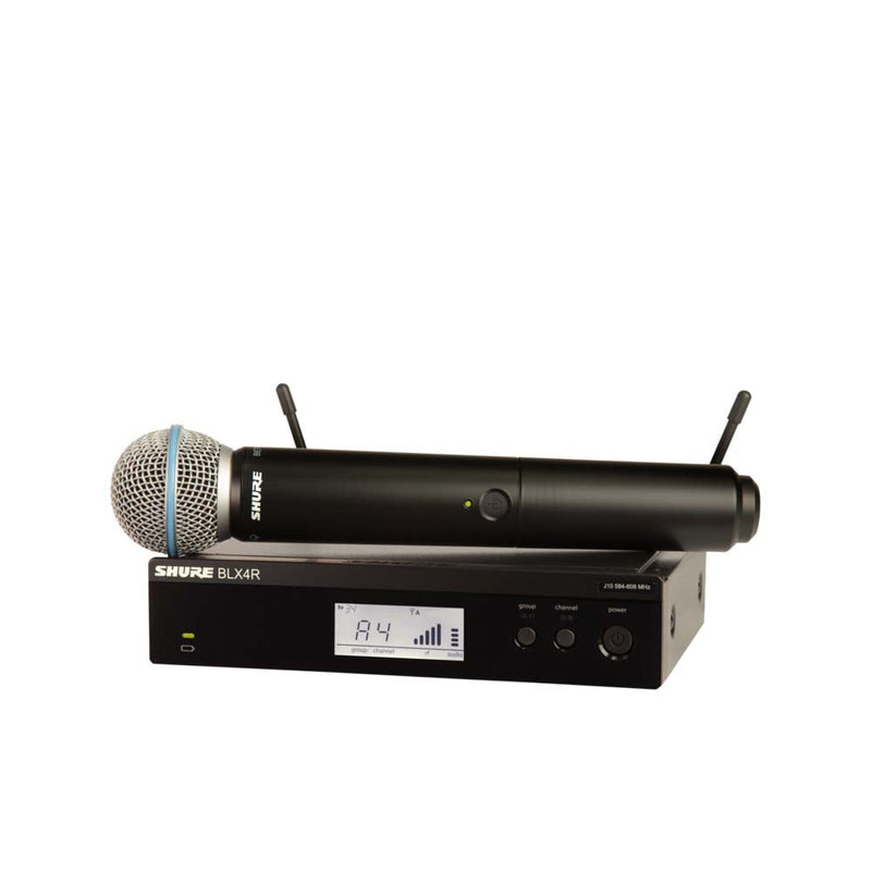 Shure BLX24R/B58 Rackmount Wireless Handheld Microphone System with Beta 58A Capsule-microphone-Shure- Hermes Music