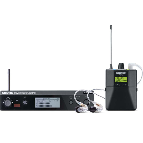 Shure PSM300 P3TRA215CL Wireless In-ear Monitor System - G20 Band-wireless system-Shure- Hermes Music